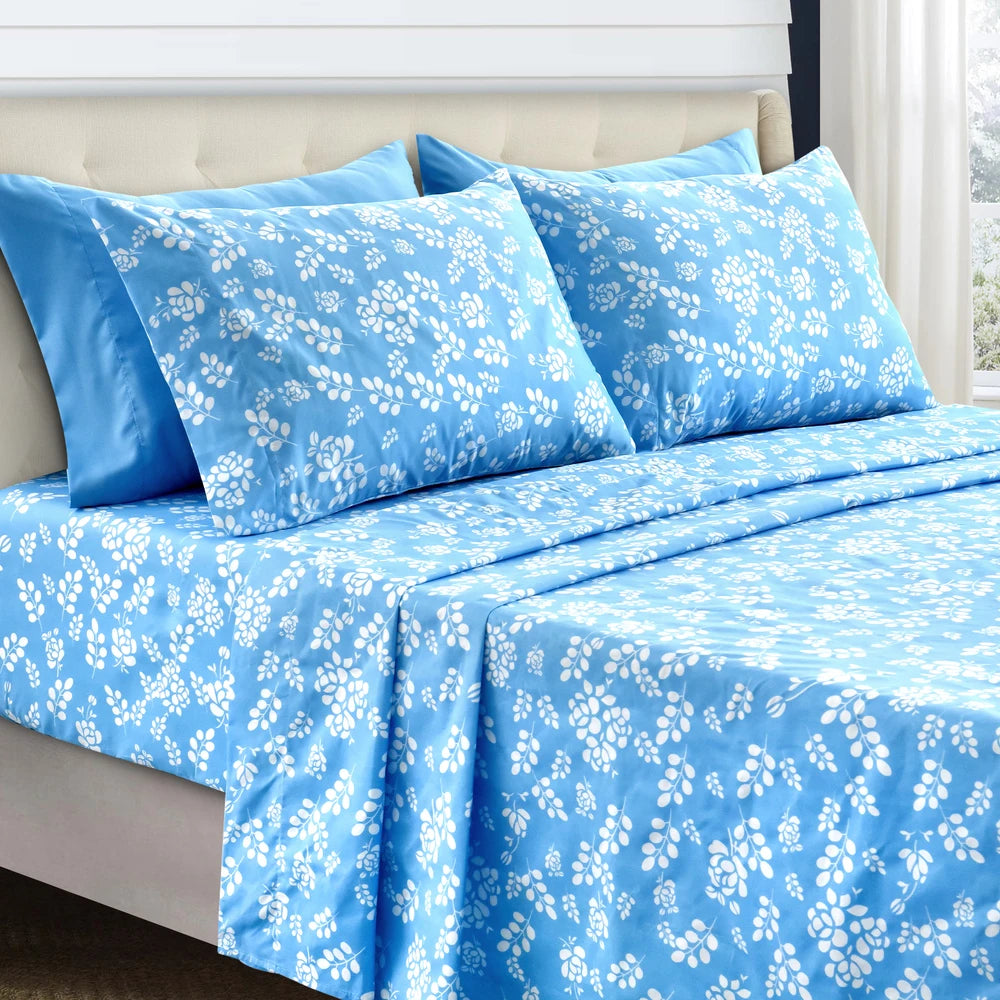 LUX Decor Floral Sheet Set