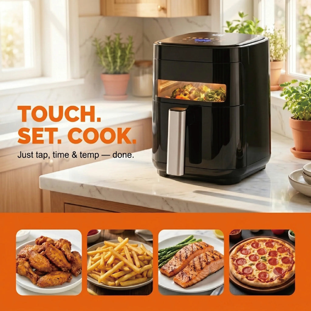 3.2 QT Touchscreen Air Fryer – Compact, Convenient & Delicious