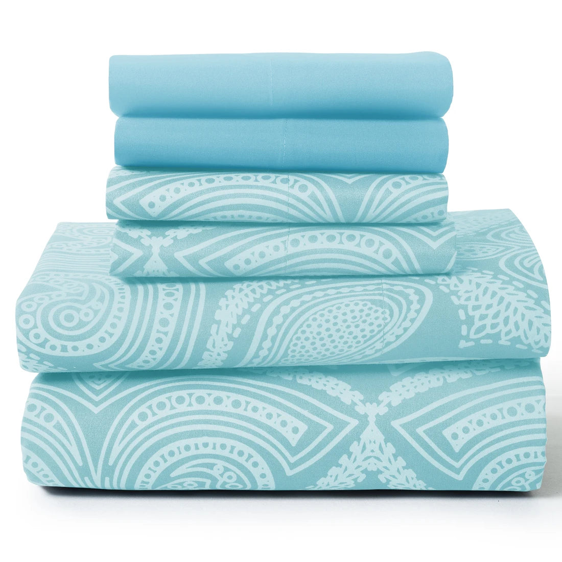 Luxury Soft 6-Piece Paisley Sheet Set