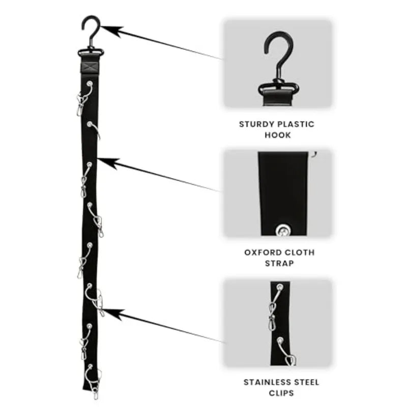 2 Pack-Over the Door Hat Organizer