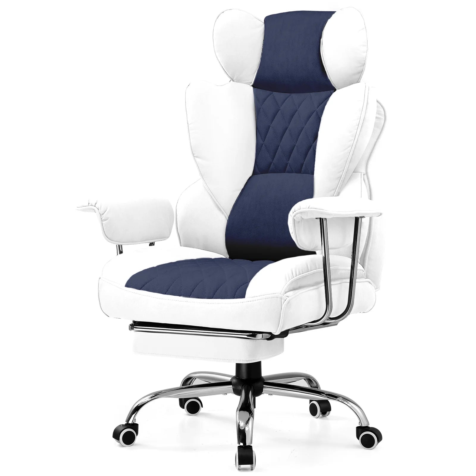 Big and Tall Gaming Chair, Ergonomic with Lumbar Support and Footrest