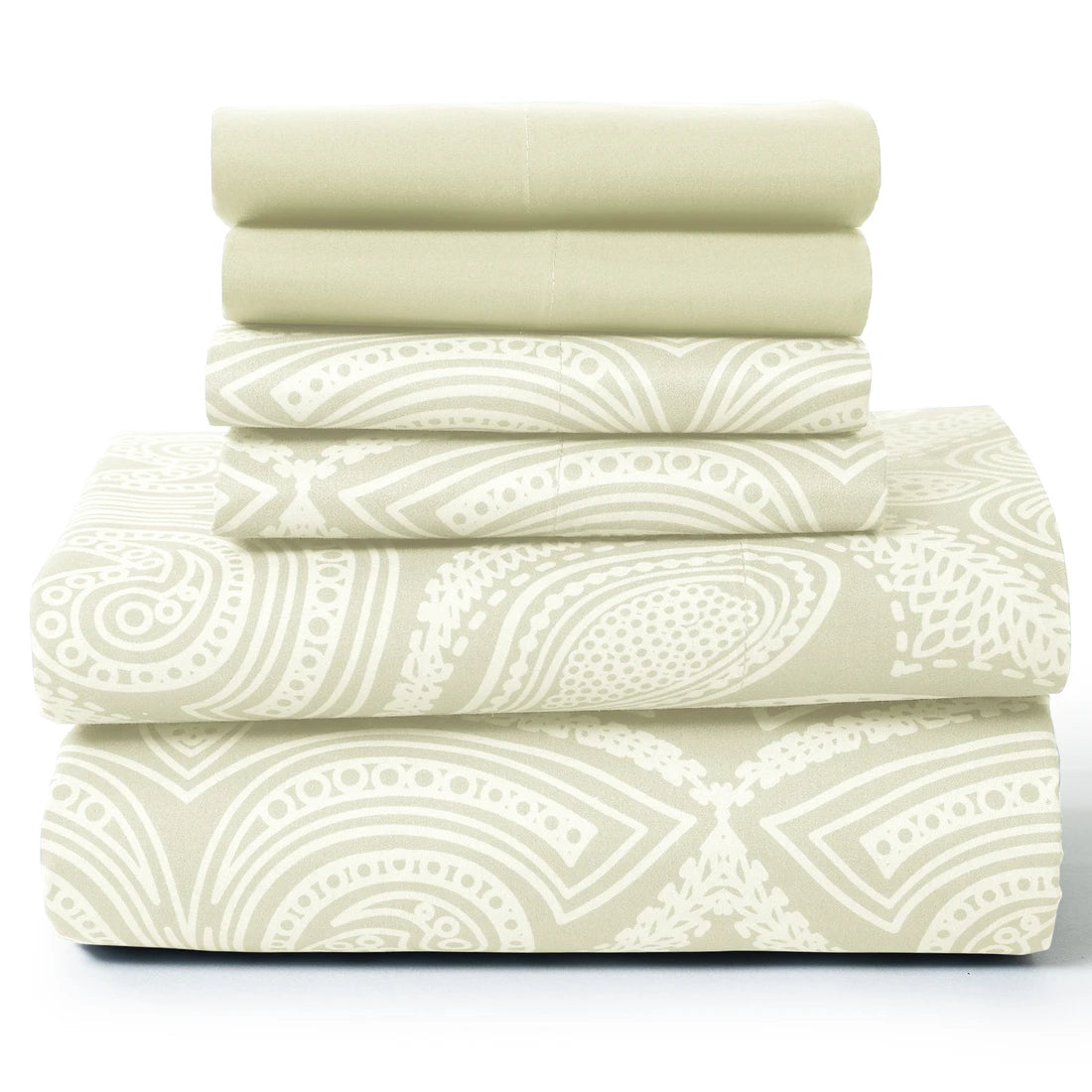 Luxury Soft 6-Piece Paisley Sheet Set