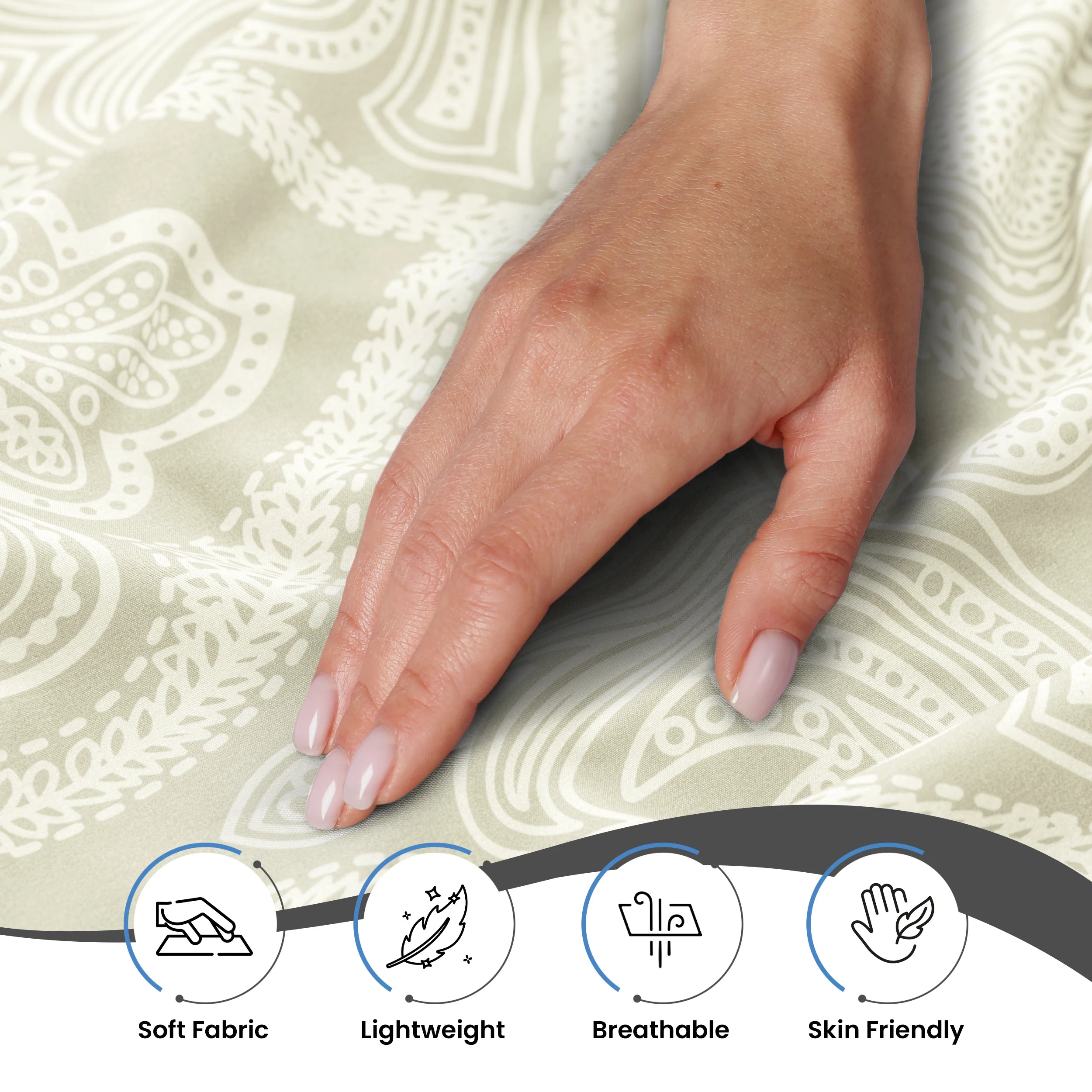Luxury Soft 6-Piece Paisley Sheet Set