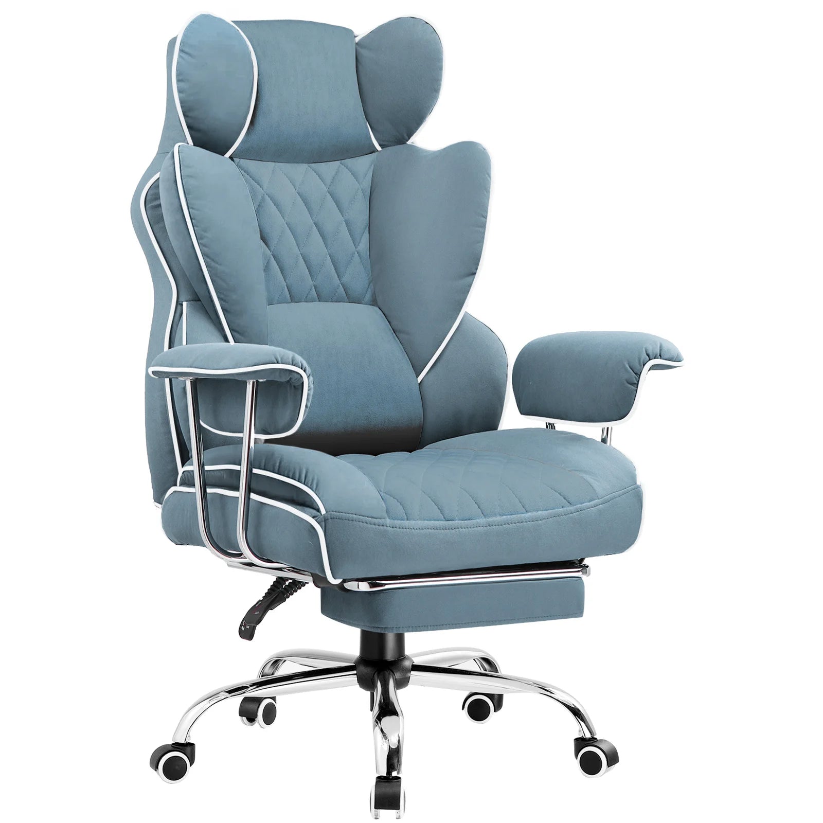 Big and Tall Gaming Chair, Ergonomic with Lumbar Support and Footrest