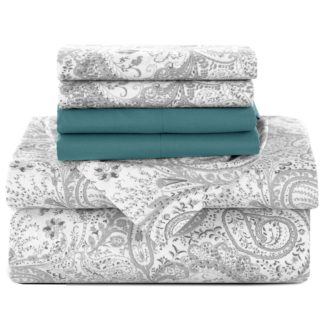 Luxury Soft 6-Piece Paisley Sheet Set