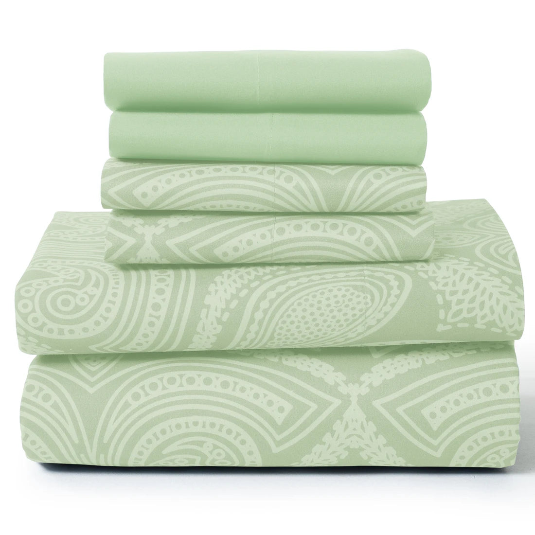 Luxury Soft 6-Piece Paisley Sheet Set