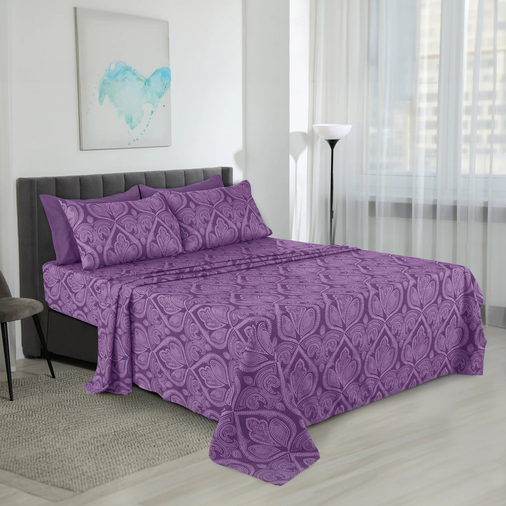 Luxury Soft 6-Piece Paisley Sheet Set