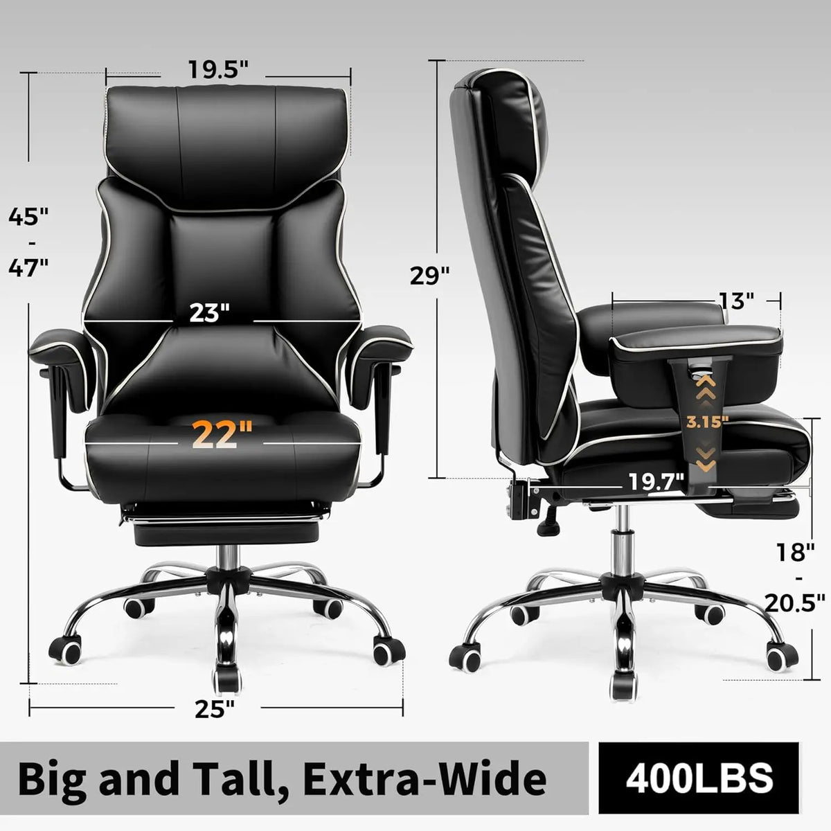 Big and Tall Executive Office Chair