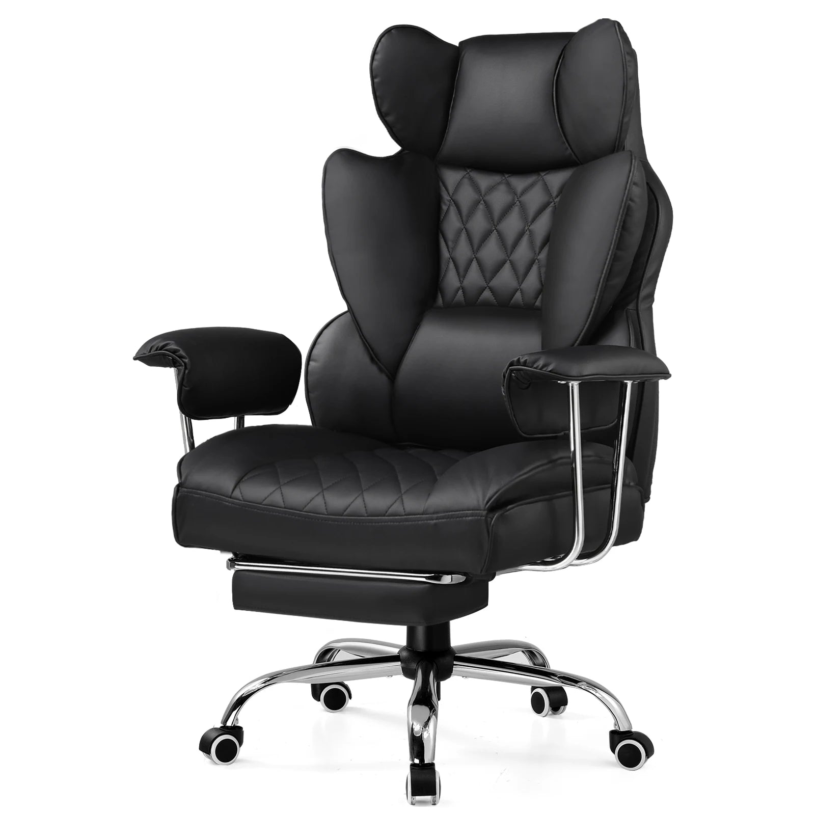 Big and Tall Gaming Chair, Ergonomic with Lumbar Support and Footrest