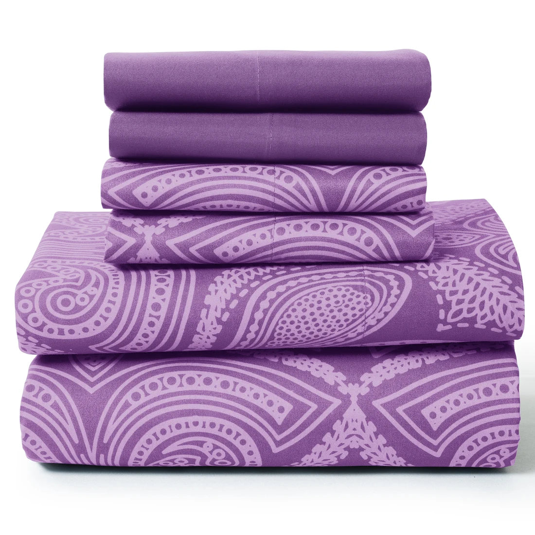 Luxury Soft 6-Piece Paisley Sheet Set