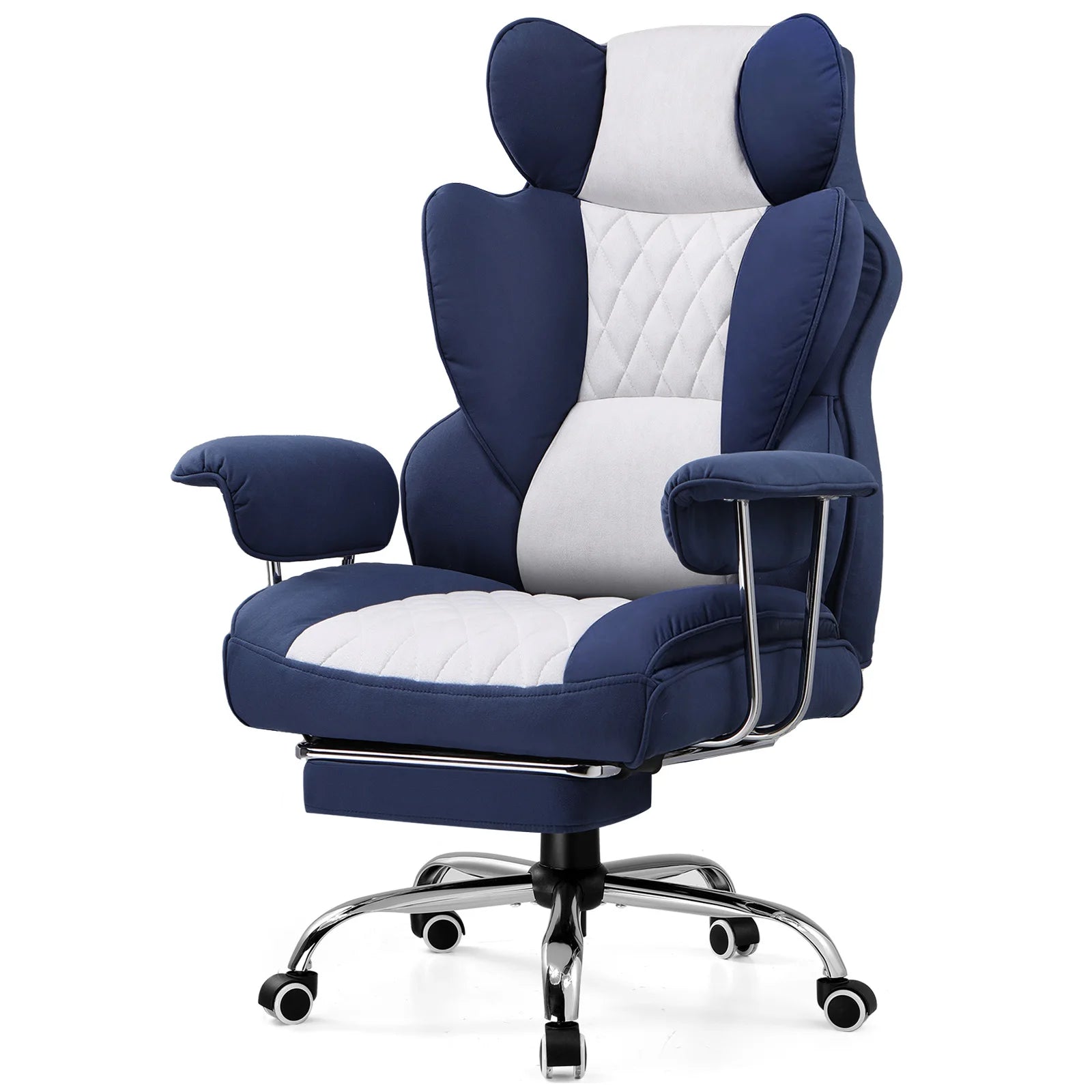 Big and Tall Gaming Chair, Ergonomic with Lumbar Support and Footrest