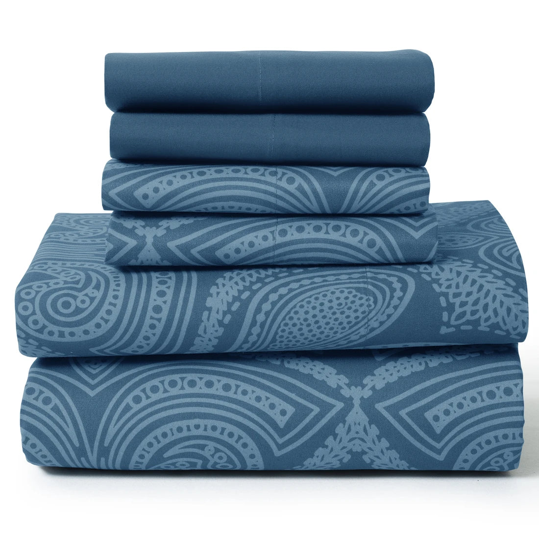 Luxury Soft 6-Piece Paisley Sheet Set