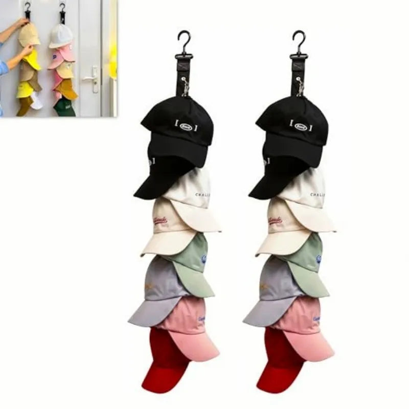 2 Pack-Over the Door Hat Organizer