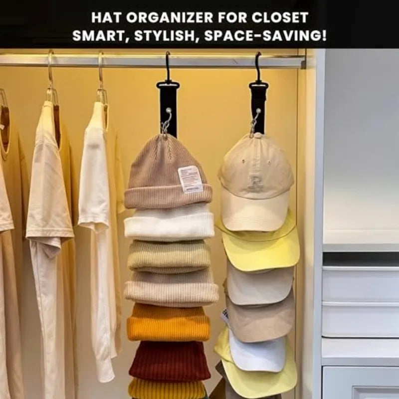 2 Pack-Over the Door Hat Organizer