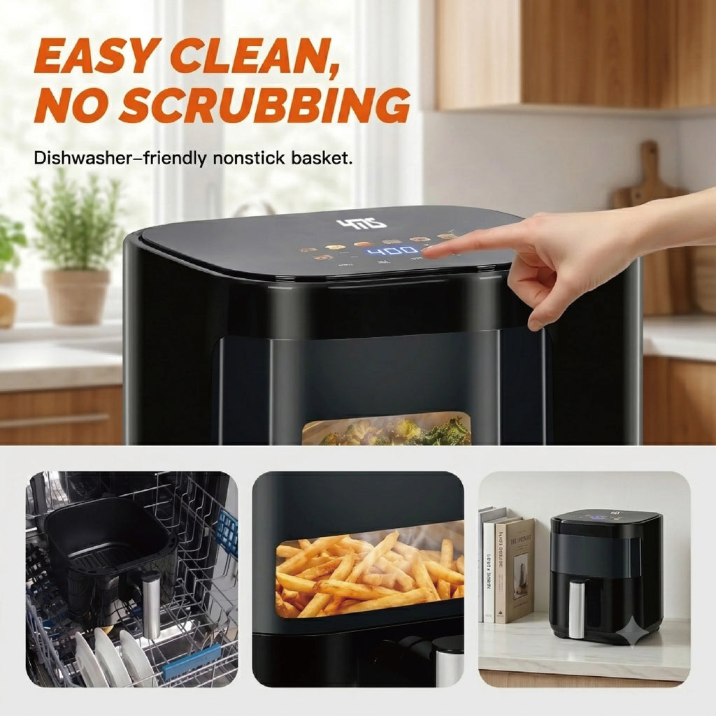 3.2 QT Touchscreen Air Fryer – Compact, Convenient & Delicious
