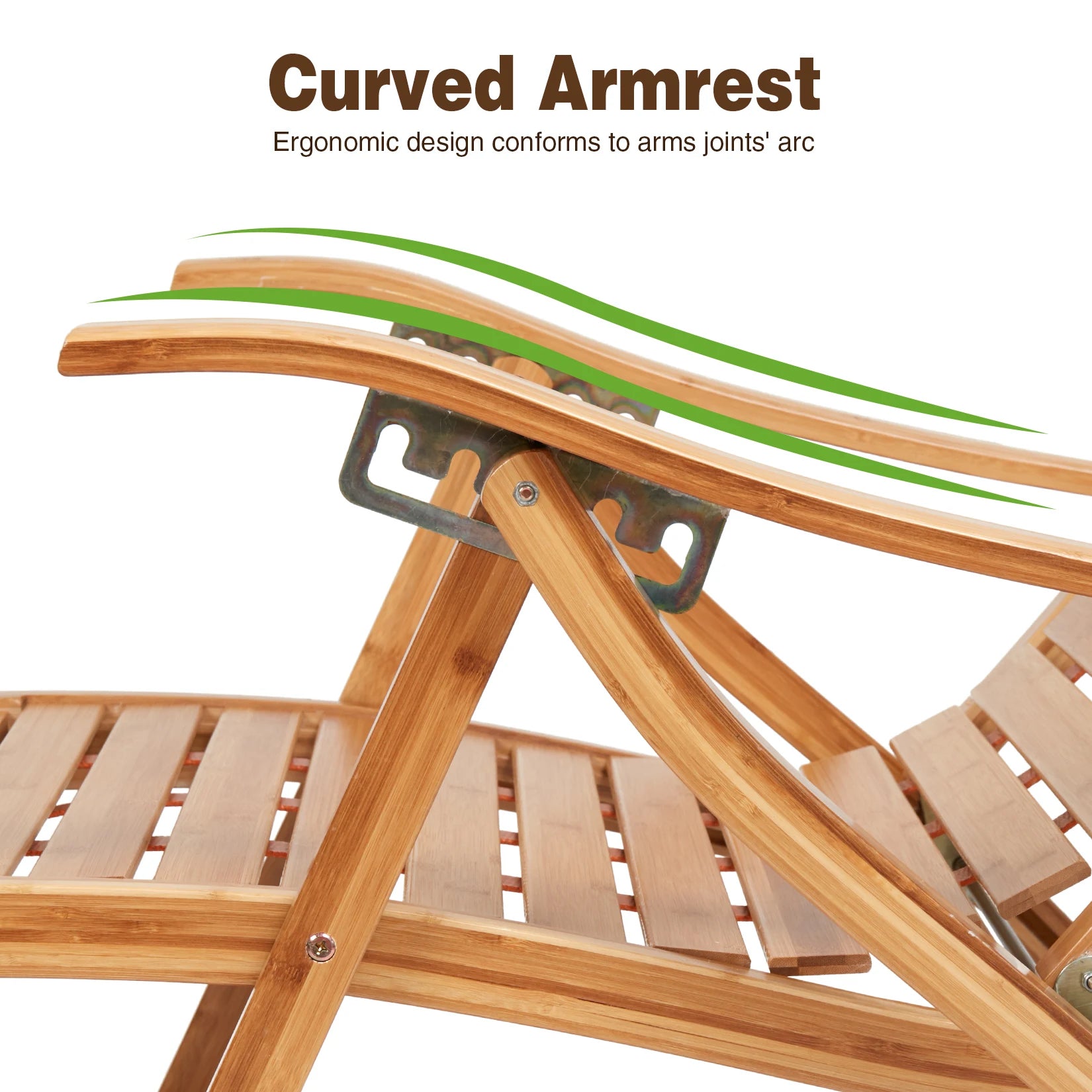 Heavy Duty Bamboo Rocking Chair