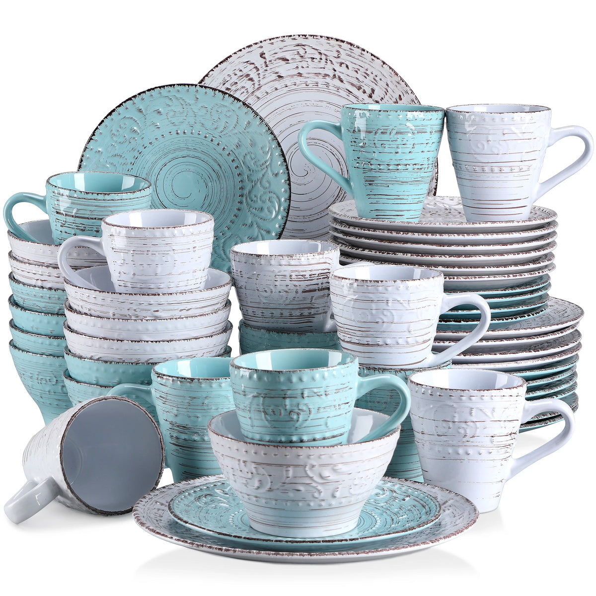 Elegant Vine Ceramic Dinnerware Set