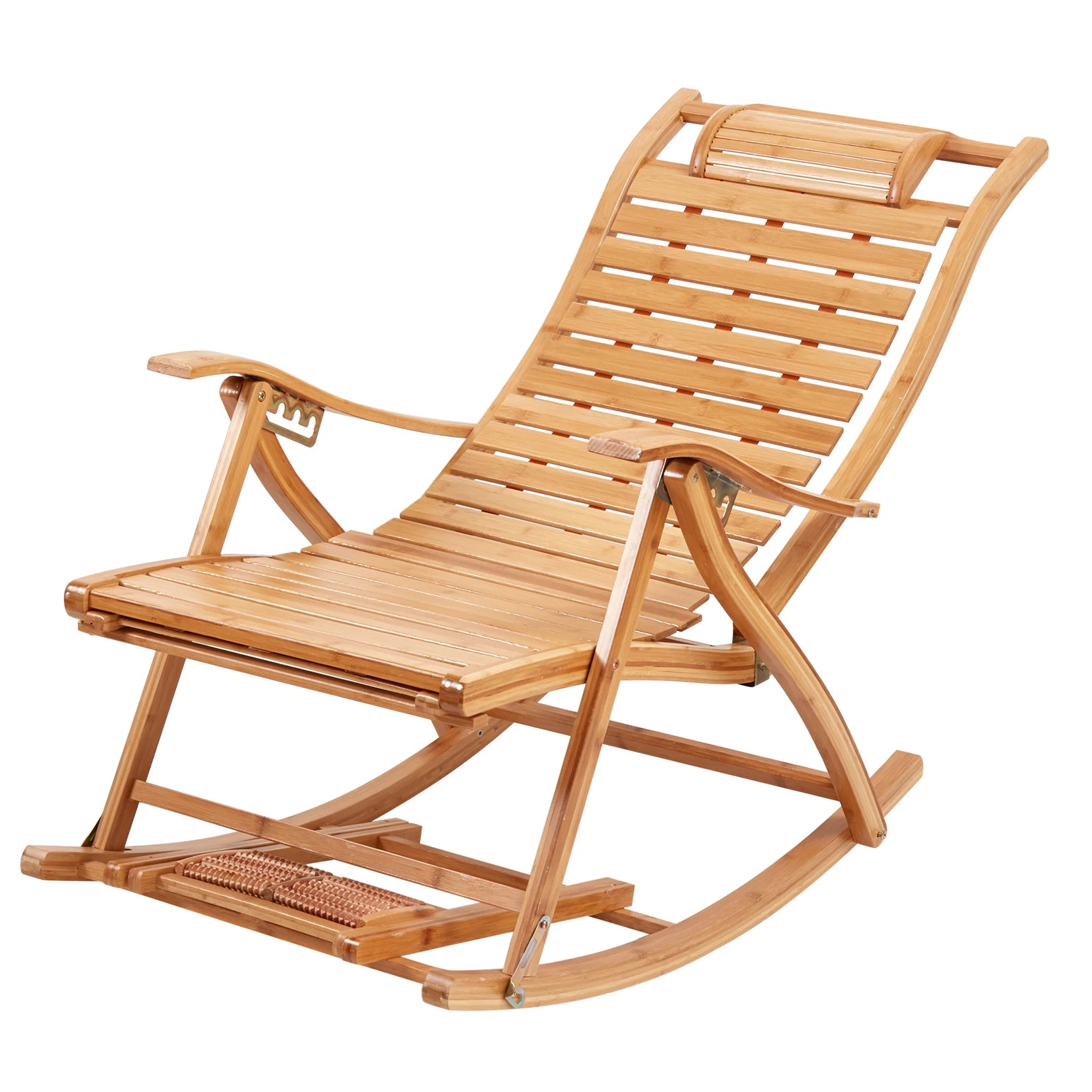 Heavy Duty Bamboo Rocking Chair