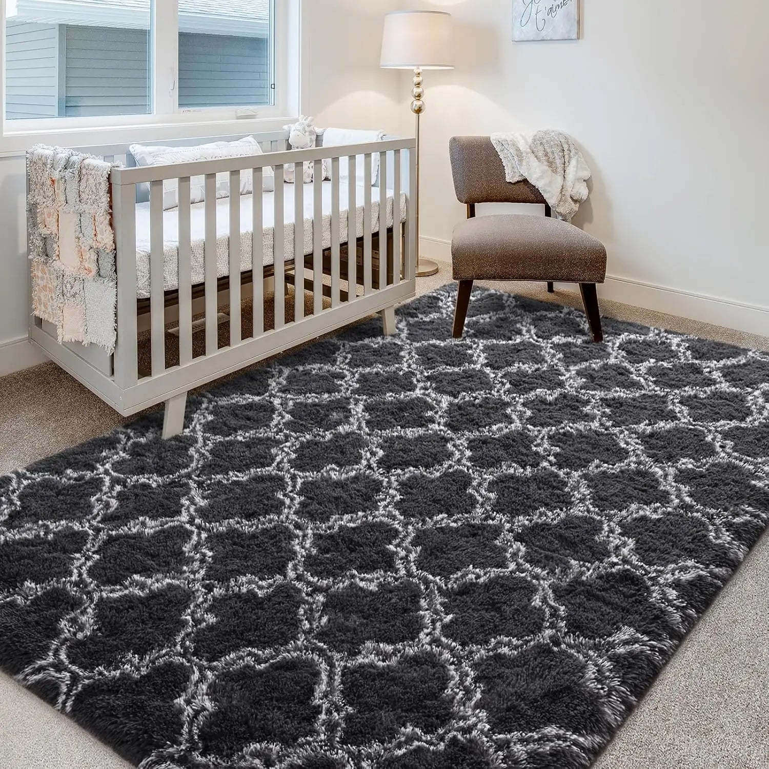 Large Shag Area Rug – Super Soft Plush Fluffy Carpet