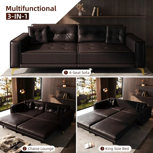 92.1" King Size Pull-Out Sofa Bed