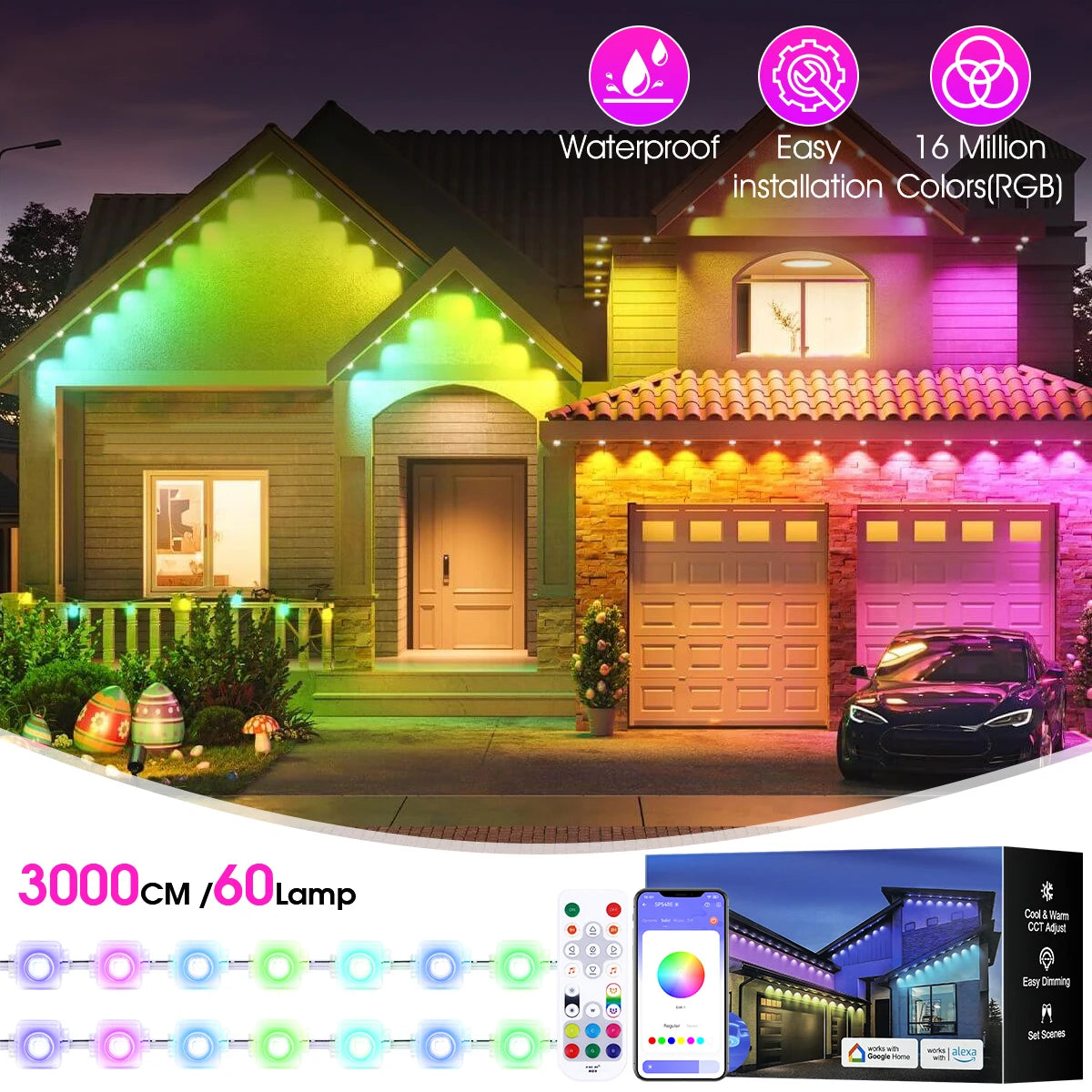 All Occasion Permanent RGBIC Outdoor Lights
