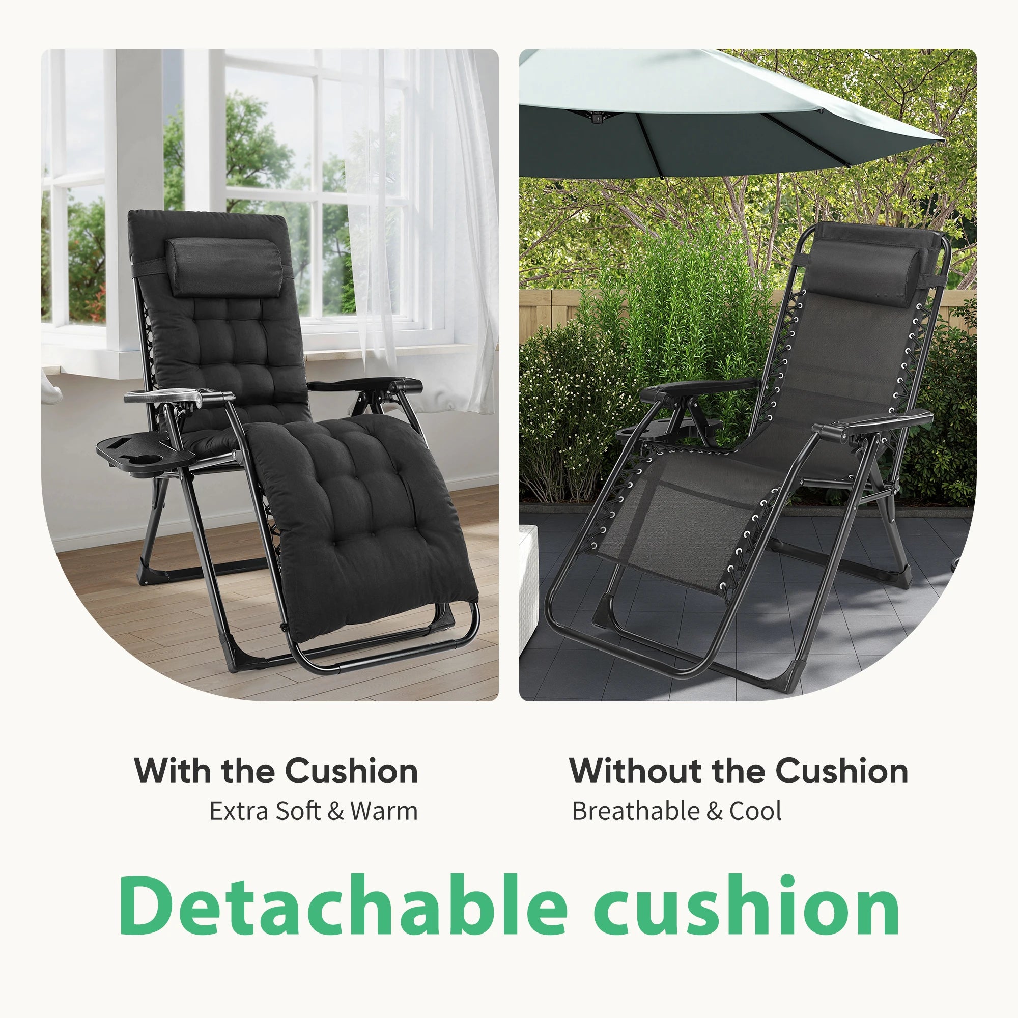 Recliner Camping/Patio Lounge Chair
