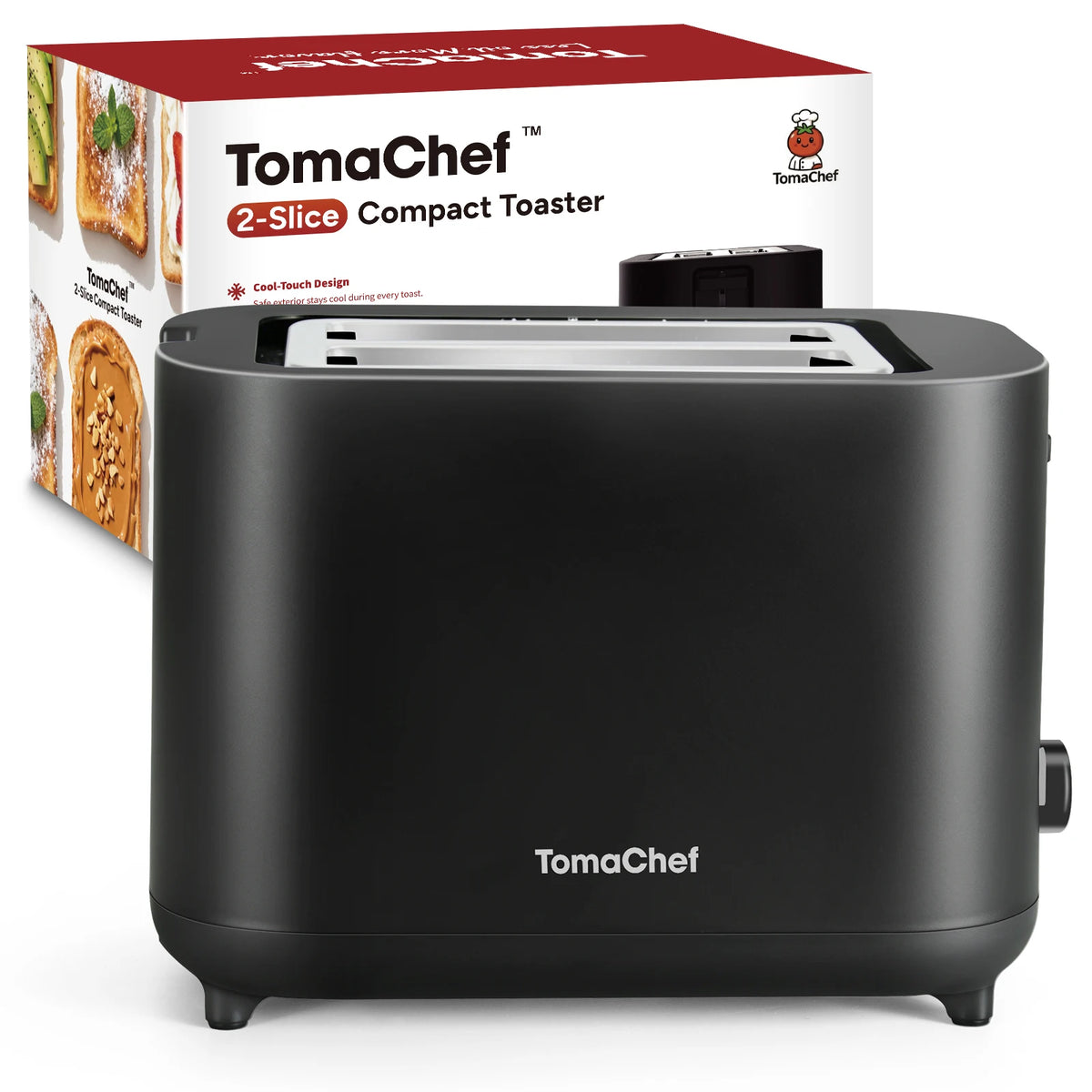 Compact 700W Electric Toaster