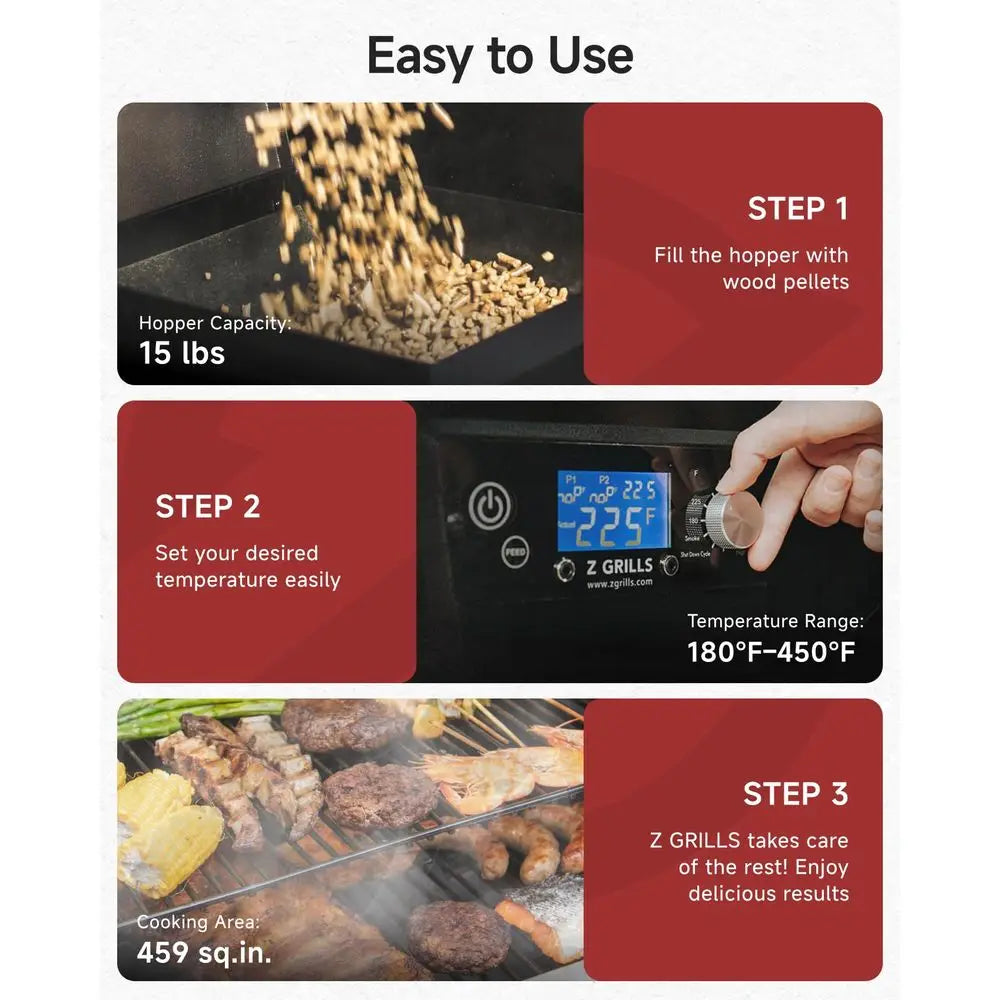 Wood Pellet Grill & Smoker