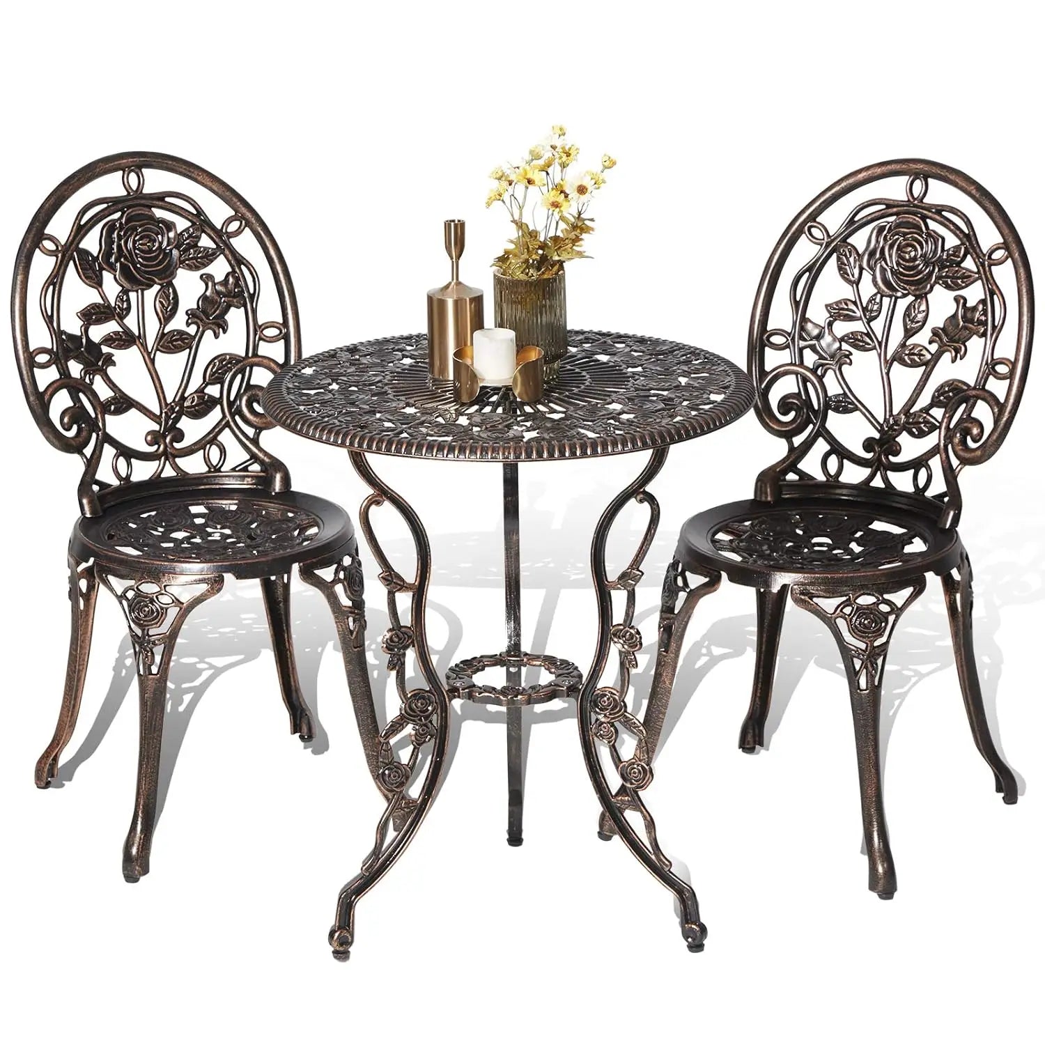 Bistro Table and Chairs Patio Set