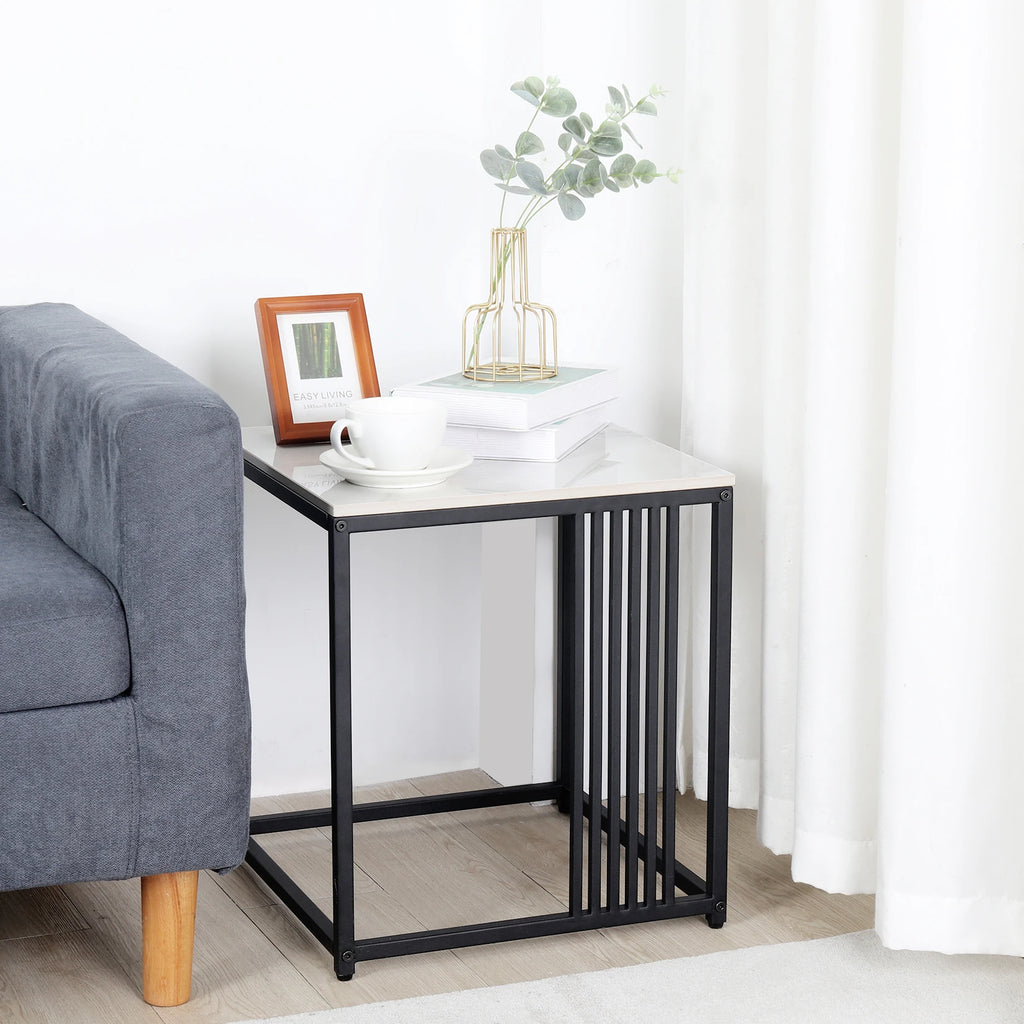 Minimalist Marble Stone Side Table