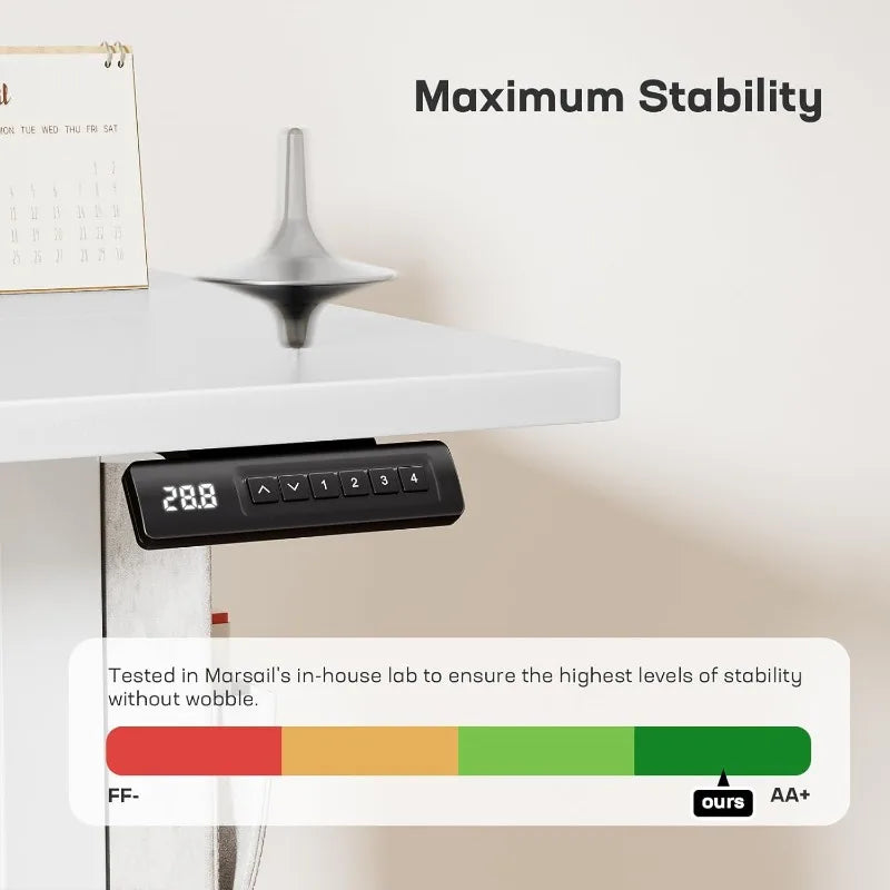 Adjustable Electric Standing Desk, ‎48x24 with Storage Bag