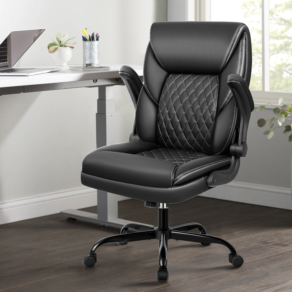 Mid-Back Executive Leather Chair