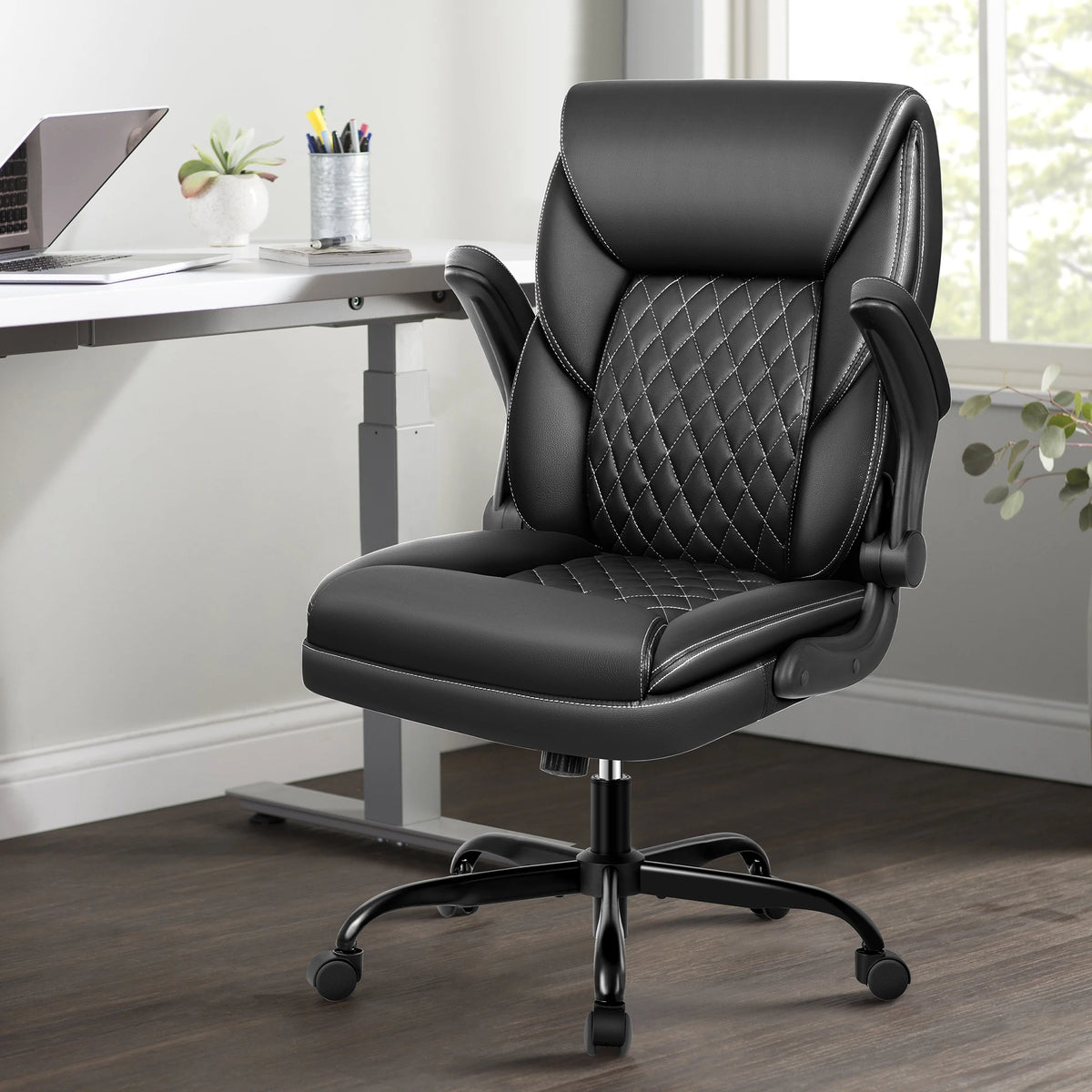 Mid-Back Executive Leather Chair