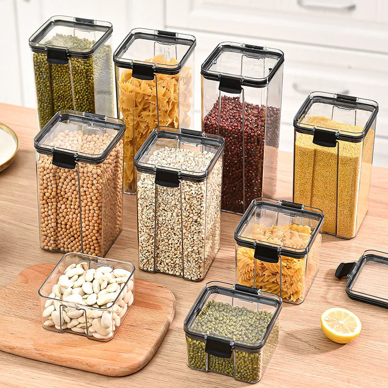 Moisture-Proof Storage Jars Organizer Set
