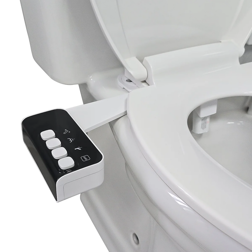Non-Electric Bidet Toilet Seat – Ultra Slim Design with Adjustable Water Pressure Control