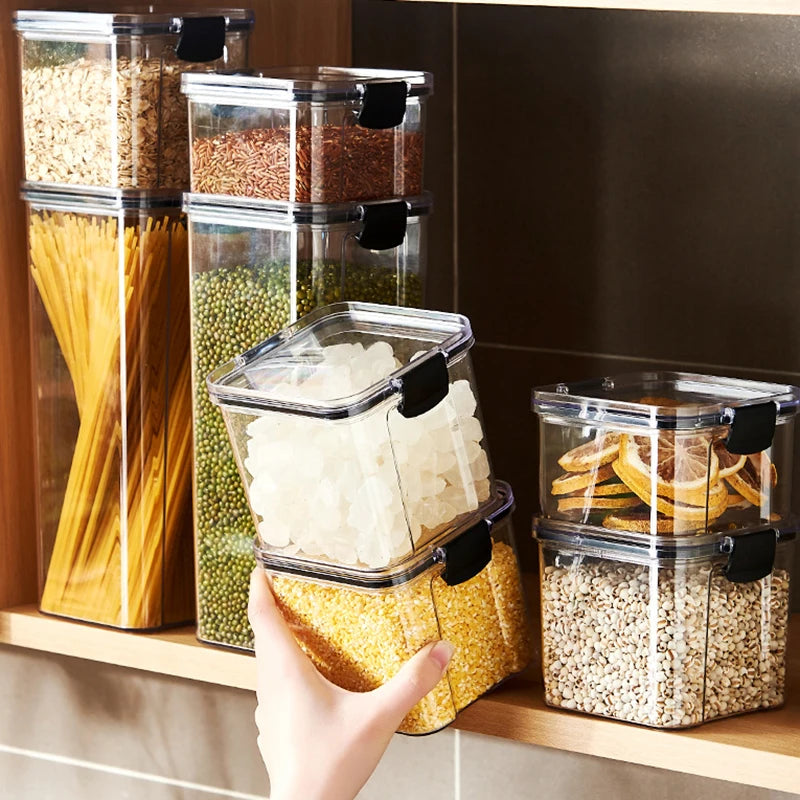Moisture-Proof Storage Jars Organizer Set