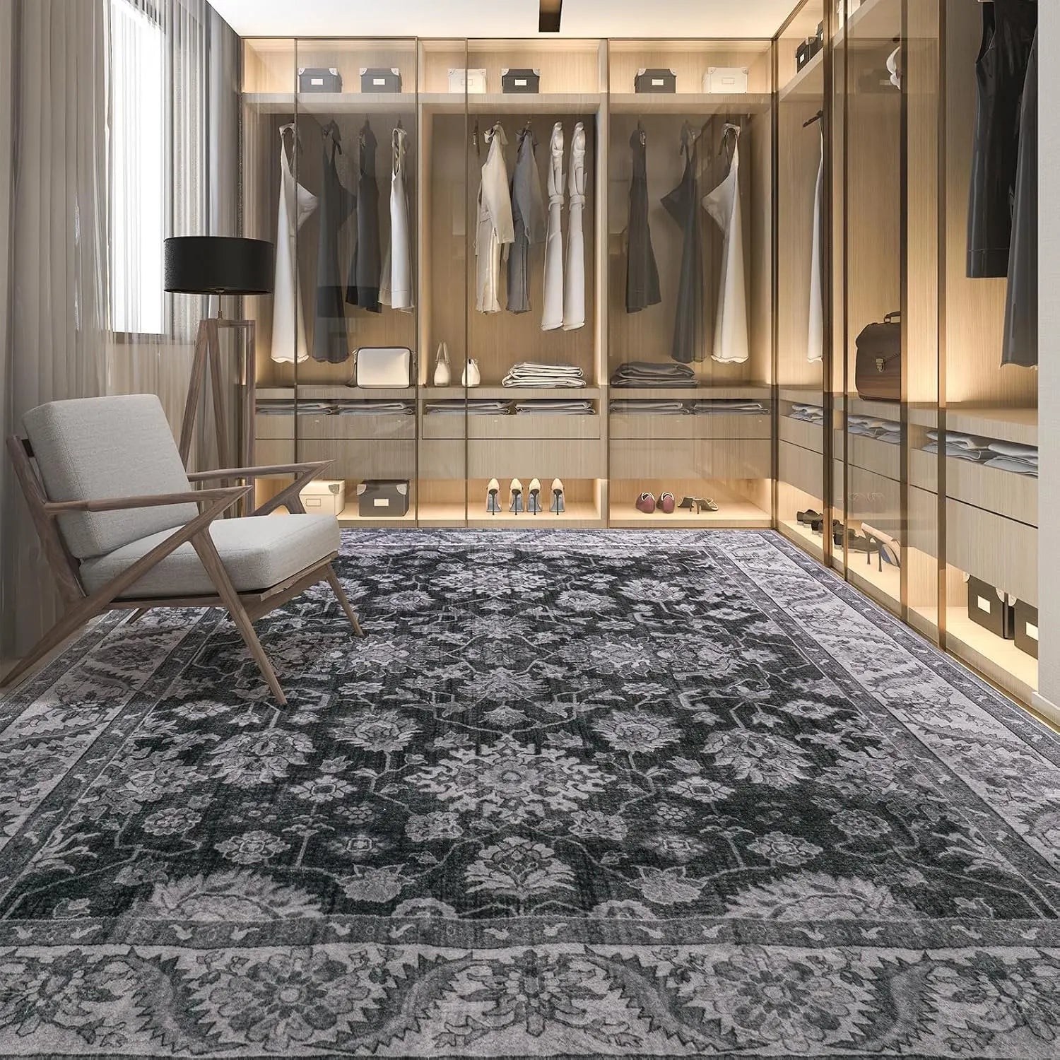 New Vintage Floral Rugs – Soft Accent Large Area Rug