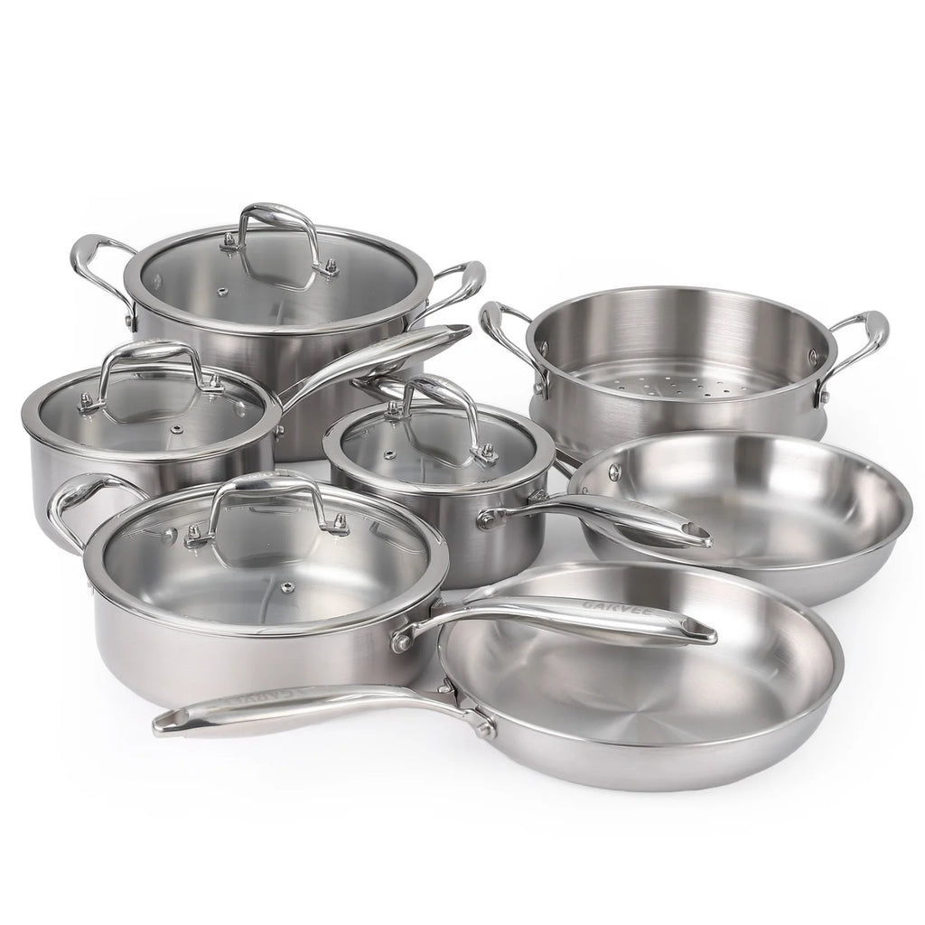 3 Ply Stainless Steel 11-Piece Cookware Set