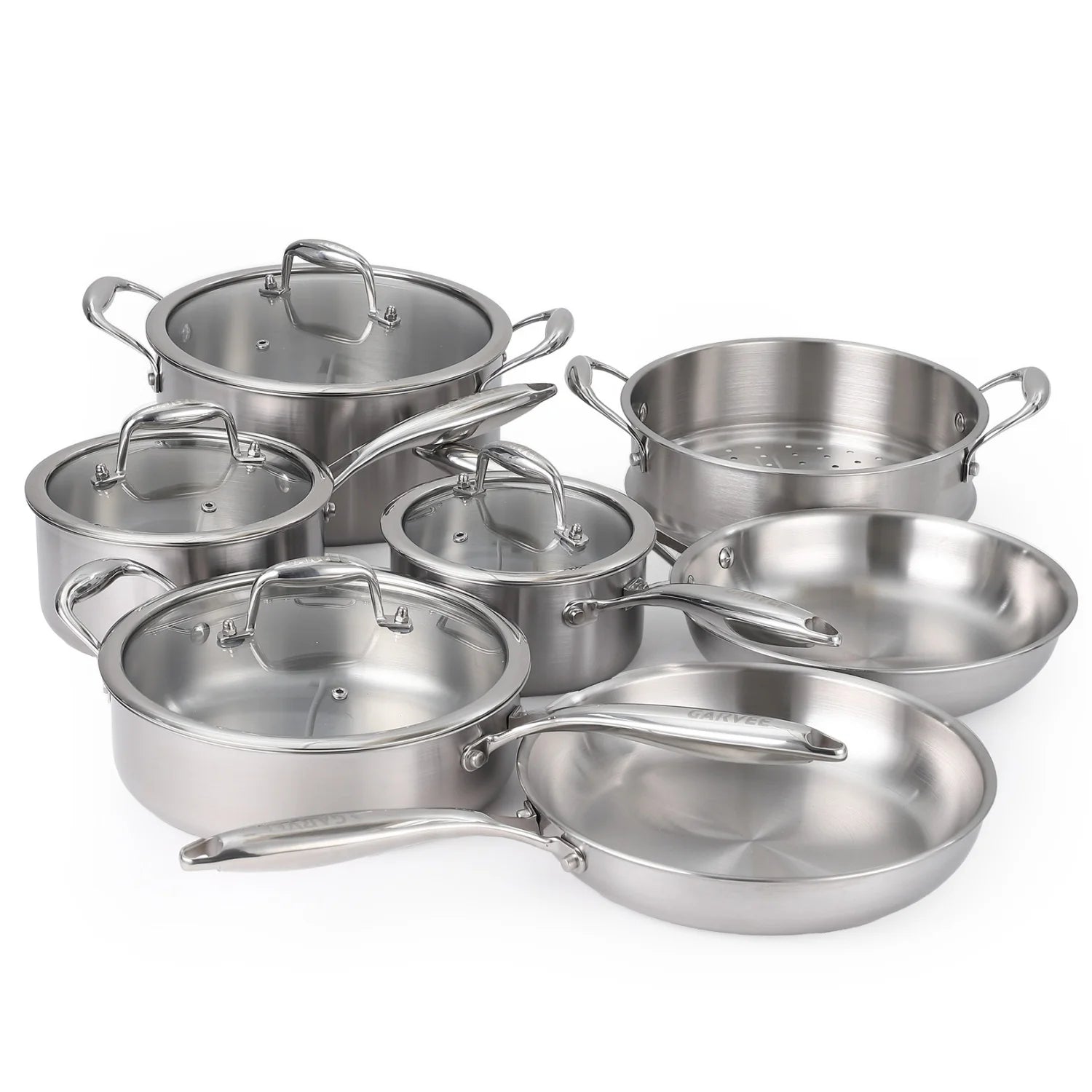 3 Ply Stainless Steel 11-Piece Cookware Set