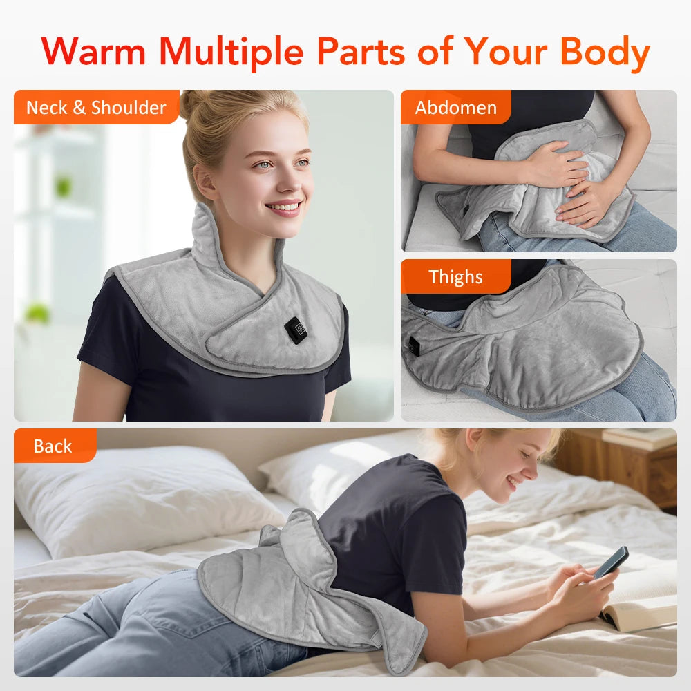 Electric Heating Shoulder & Neck Pad Massager
