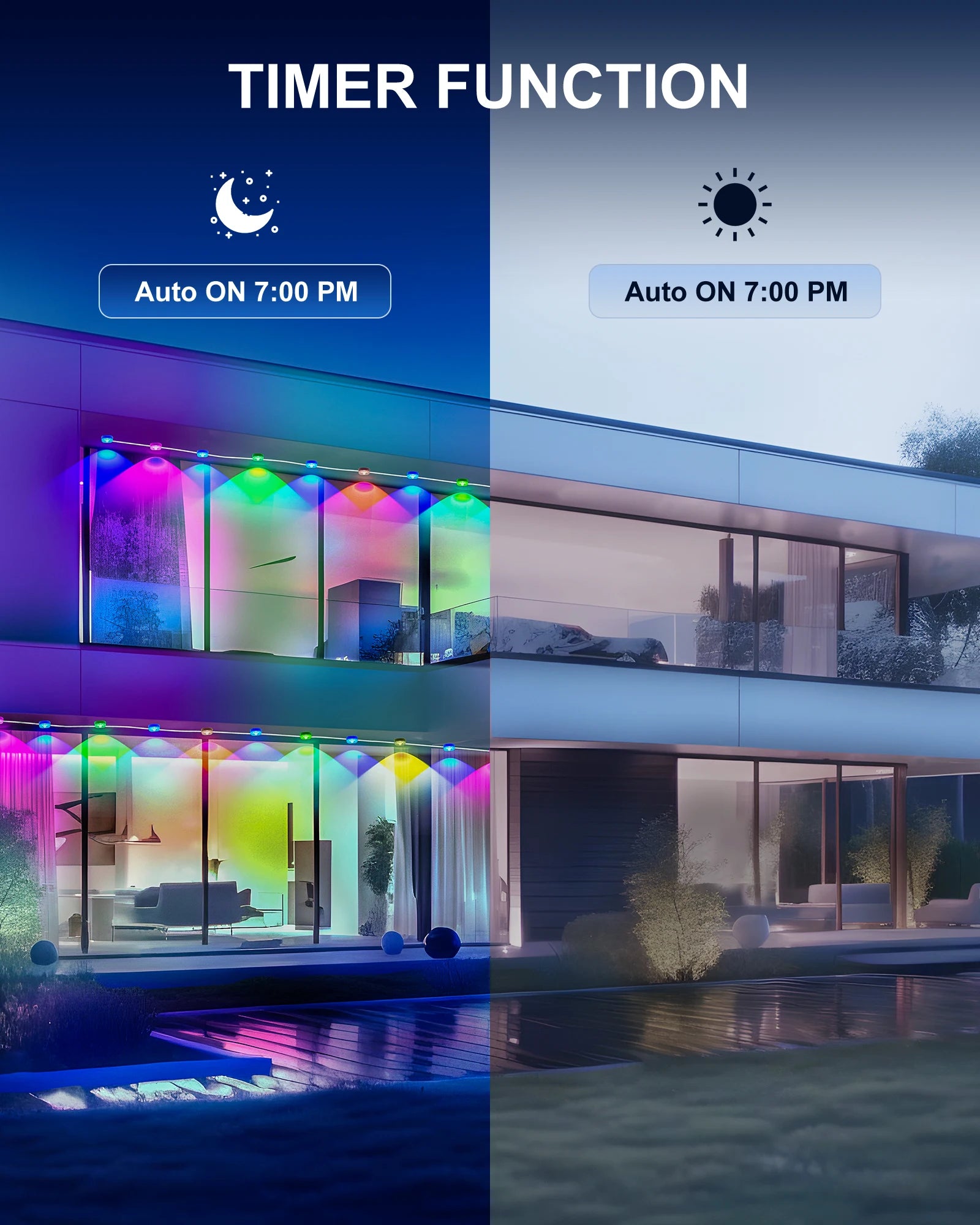 All Occasion Permanent RGBIC Outdoor Lights