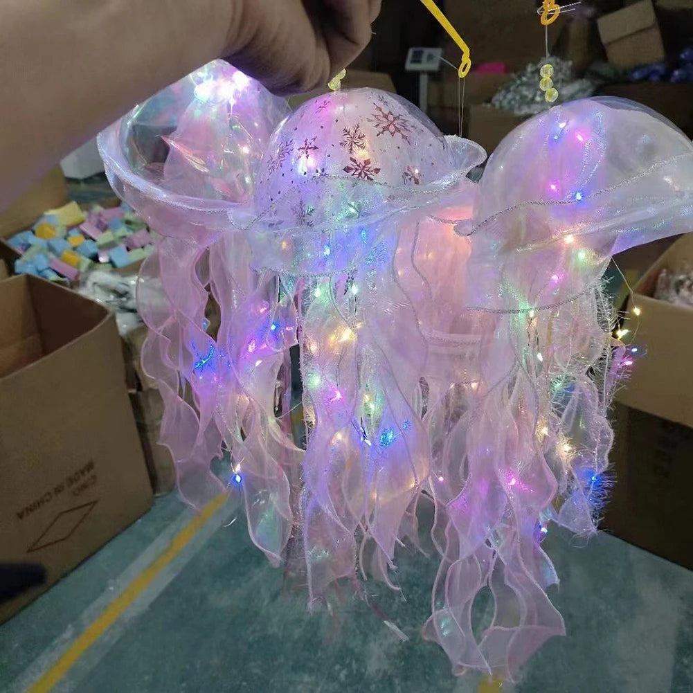 Hanging Jellyfish Ceiling Lantern for Kids