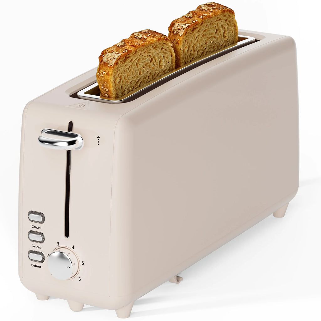 2-Slice Stainless Steel Long Slot Toaster