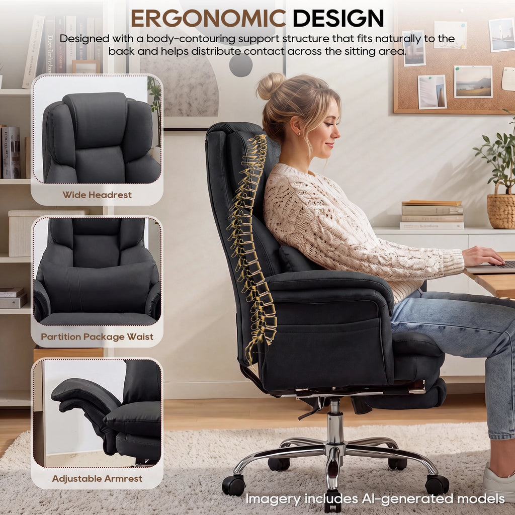 Big and Tall Executive Criss Cross Office Chair