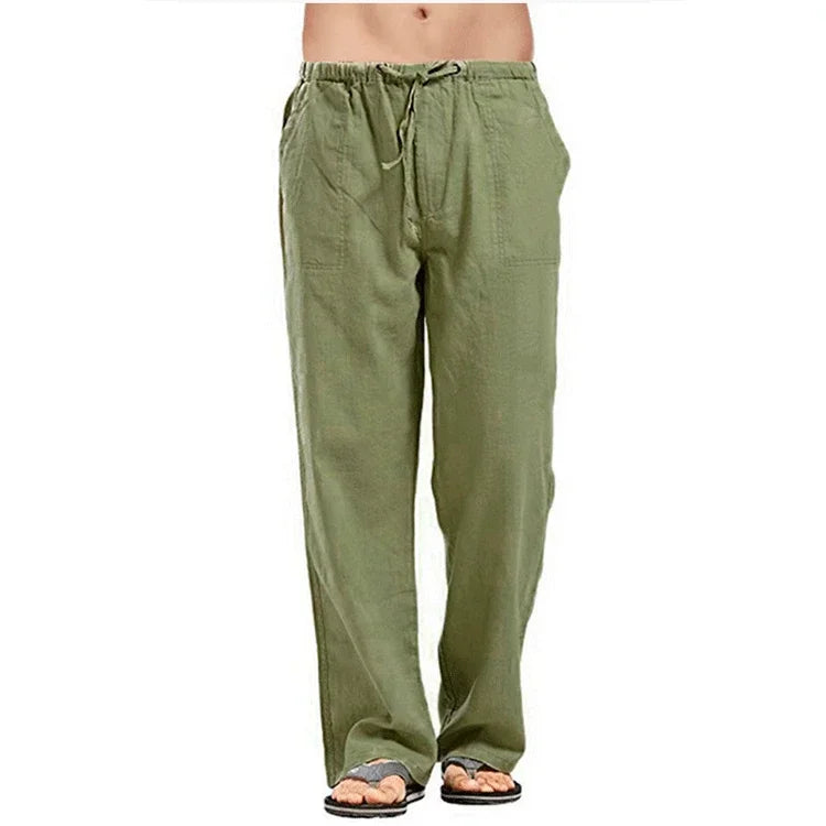 Men's Casual Cotton Linen Pants