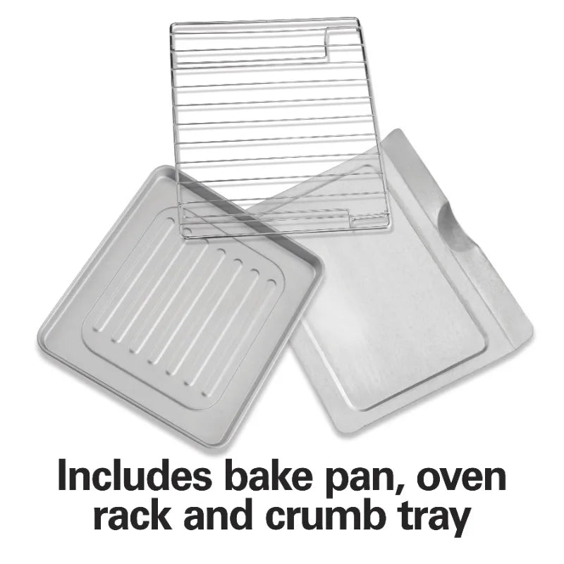 4-Slice Toaster Oven with 5 Versatile Cooking Modes