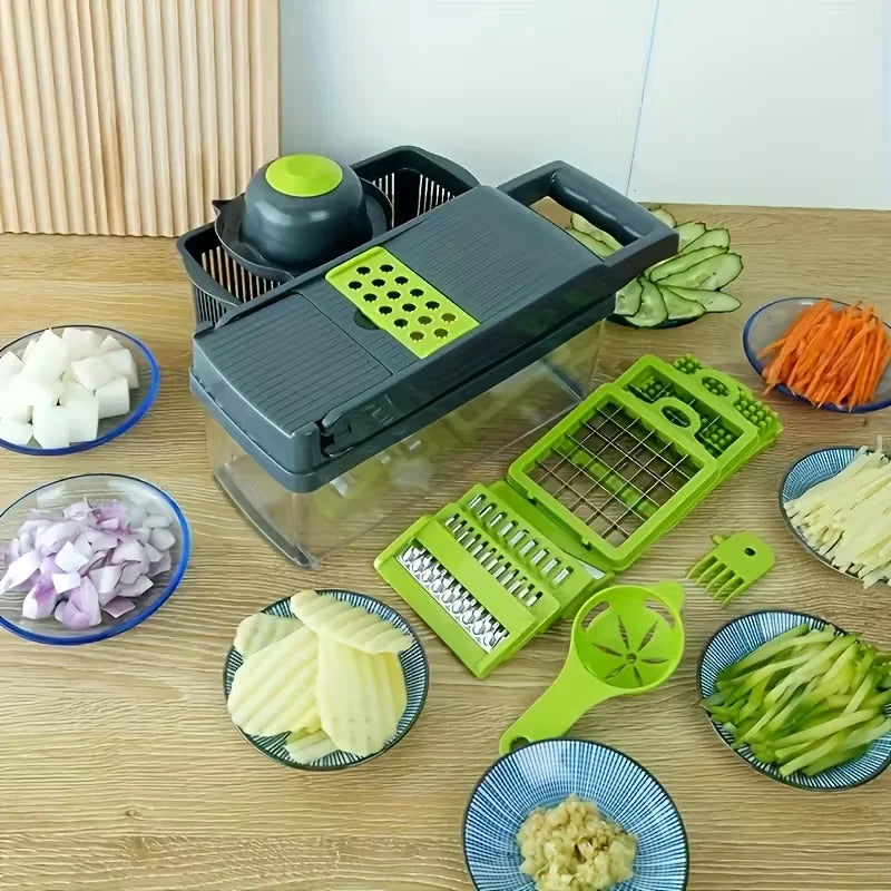 14-in-1 Multifunctional Vegetable Chopper & Food Slicer