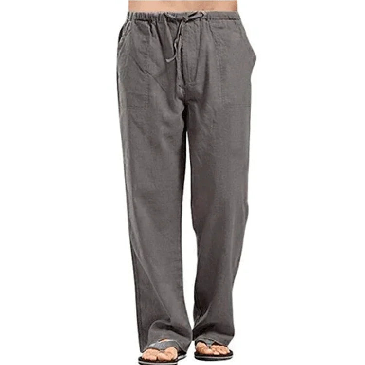 Men's Casual Cotton Linen Pants