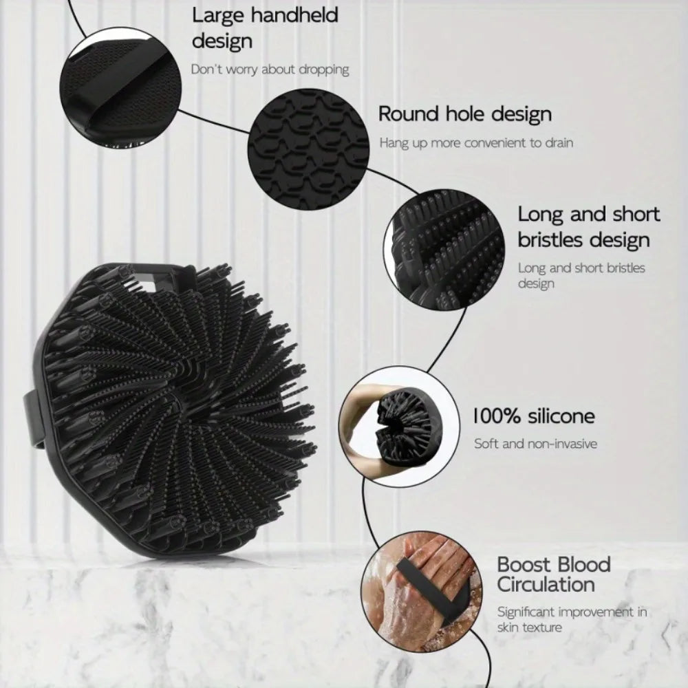 Soft Silicone Exfoliating Skin Massager