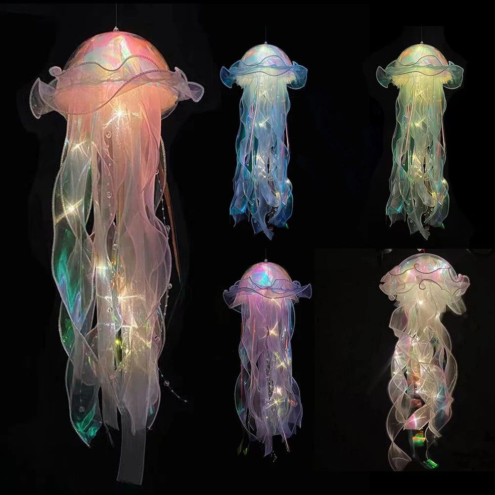 Hanging Jellyfish Ceiling Lantern for Kids